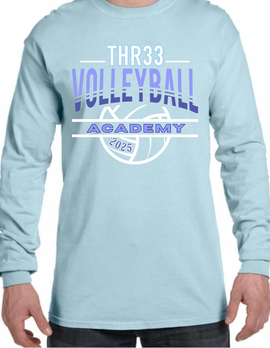 Ombre Volleyball Long Sleeve (Comfort Colors)