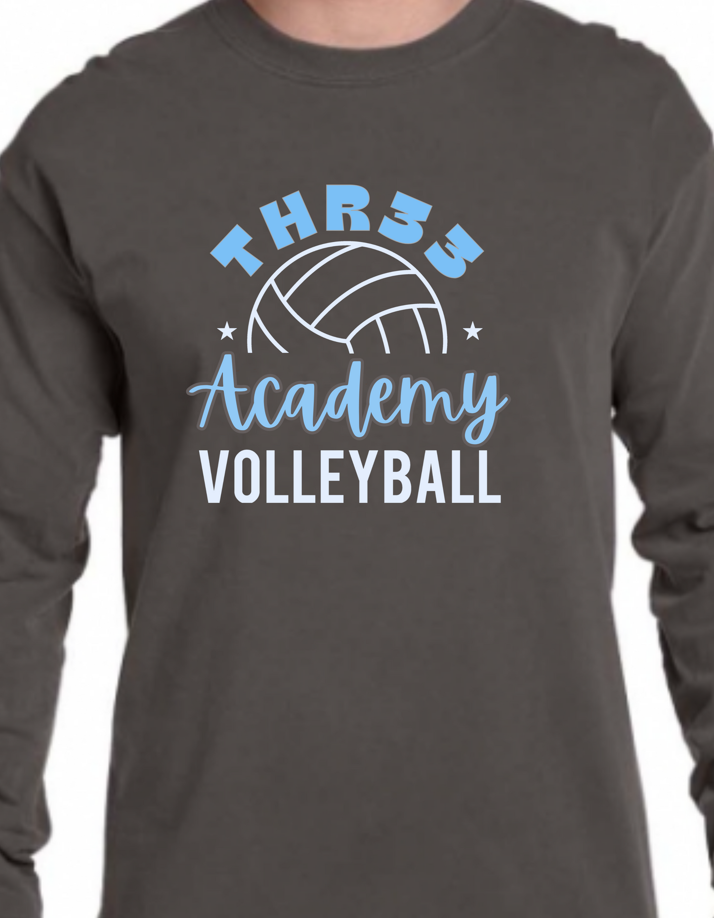 THR33 Volley Outline Crew neck (Comfort Colors)