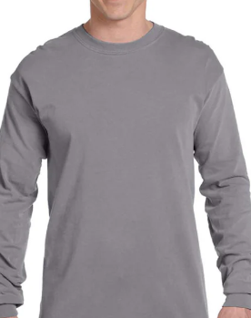 THR33 Basic White/Gray Long Sleeve